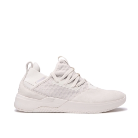 Mens Supra Low Top Shoes TITANIUM Off White/ Off White | AU-72771